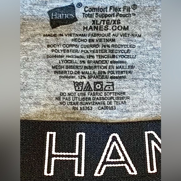 3 Pack Hanes Men's Total Support Pouch Trunk Underwear. (2 black, 1 gray); NWOT - Picture 10 of 16